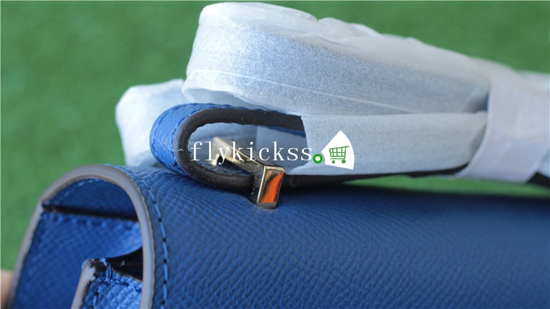 Hermes Blue Shoulder Bag 18inches